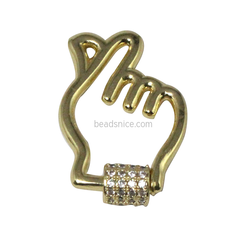 Brass Gold Carabiner Clasps
