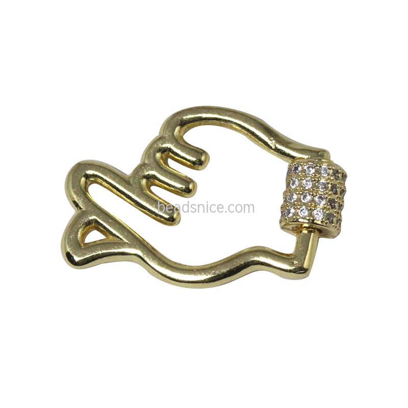 Brass Gold Carabiner Clasps