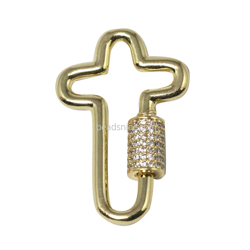 Brass Carabiner Lock Jewelry