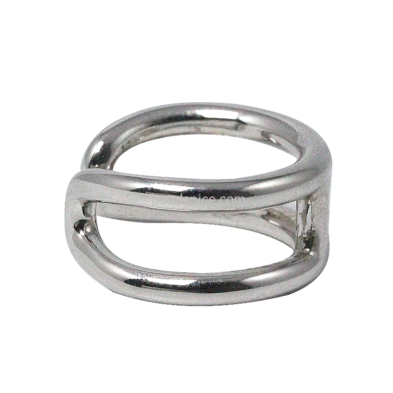 sterling silver split  Adjustable ring