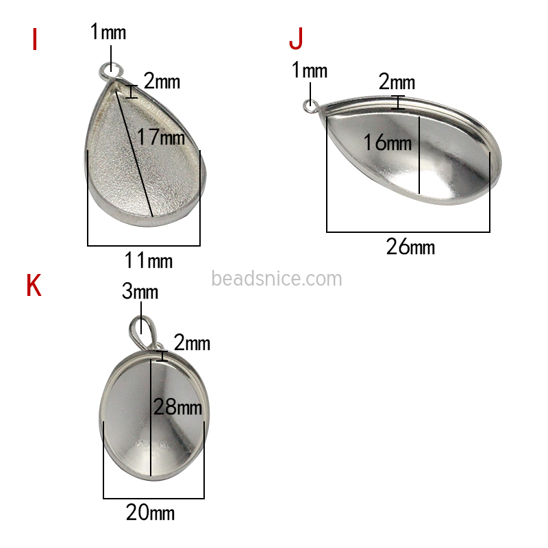 Sterling Silver Pendant for DIY fashion gift