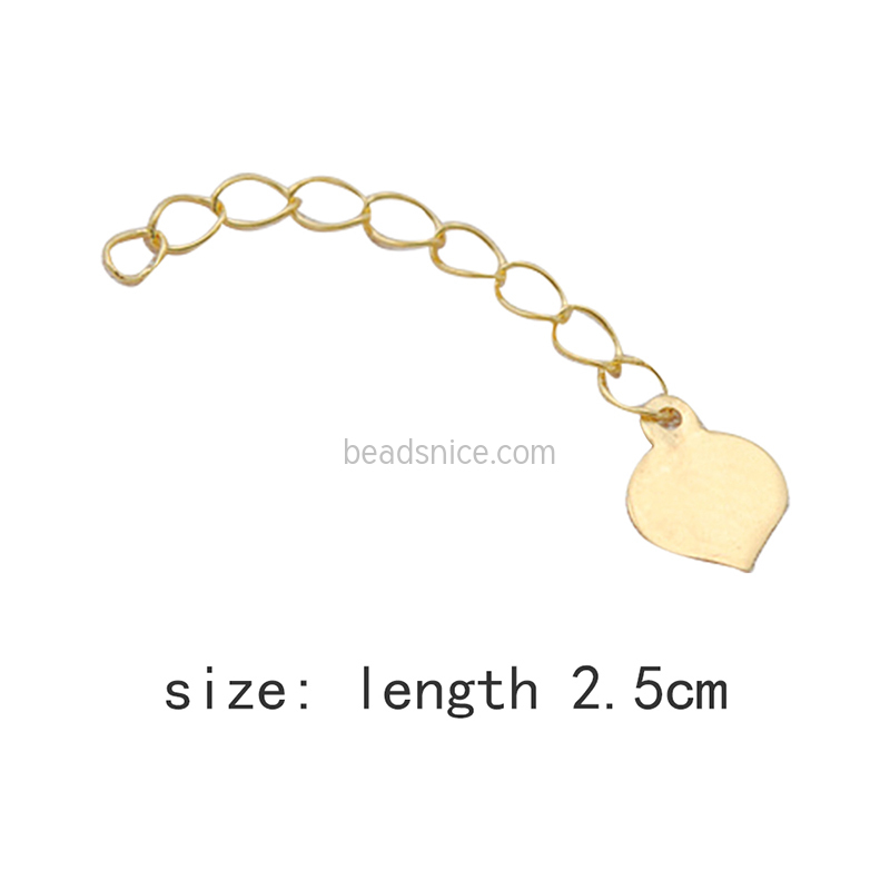 18K gold extension chain