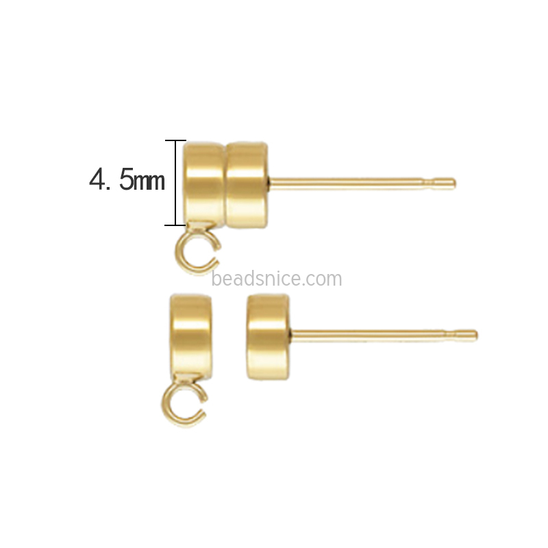 4.5mm Magnetic Post Earring w/Ring