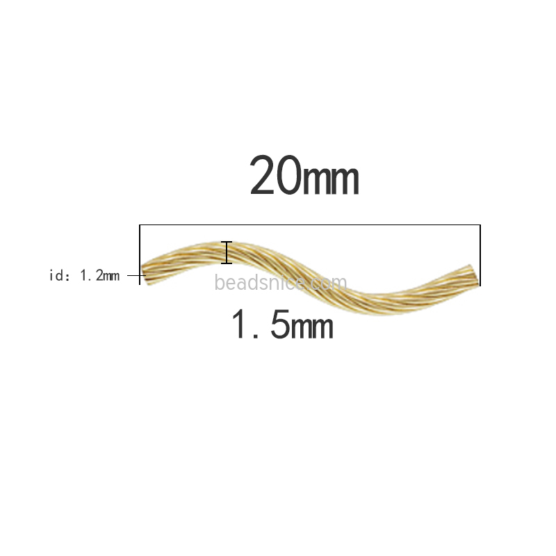 1.5x20.0mm (1.2mm ID) Spiral Corr S Tube
