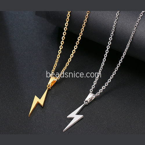 Stainless steel pendant necklace