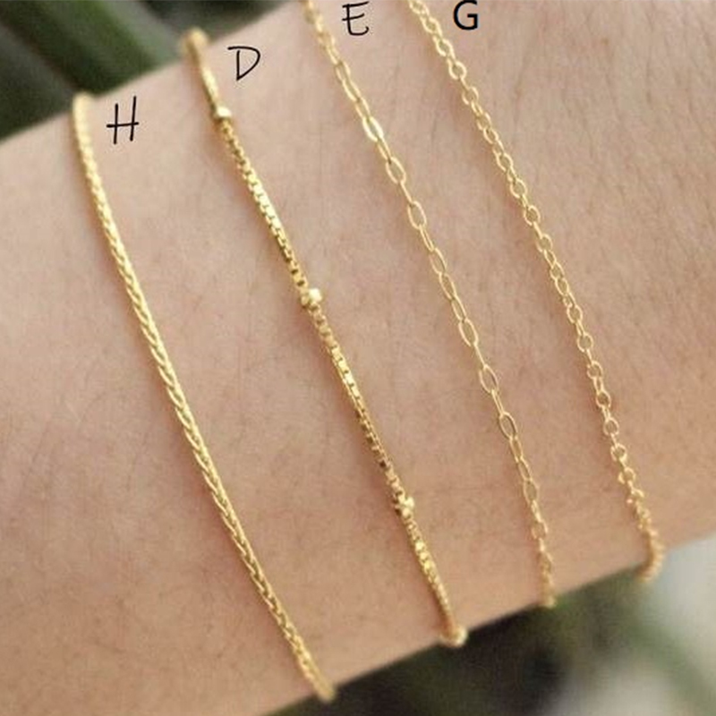 Gold Filled chain bracelet