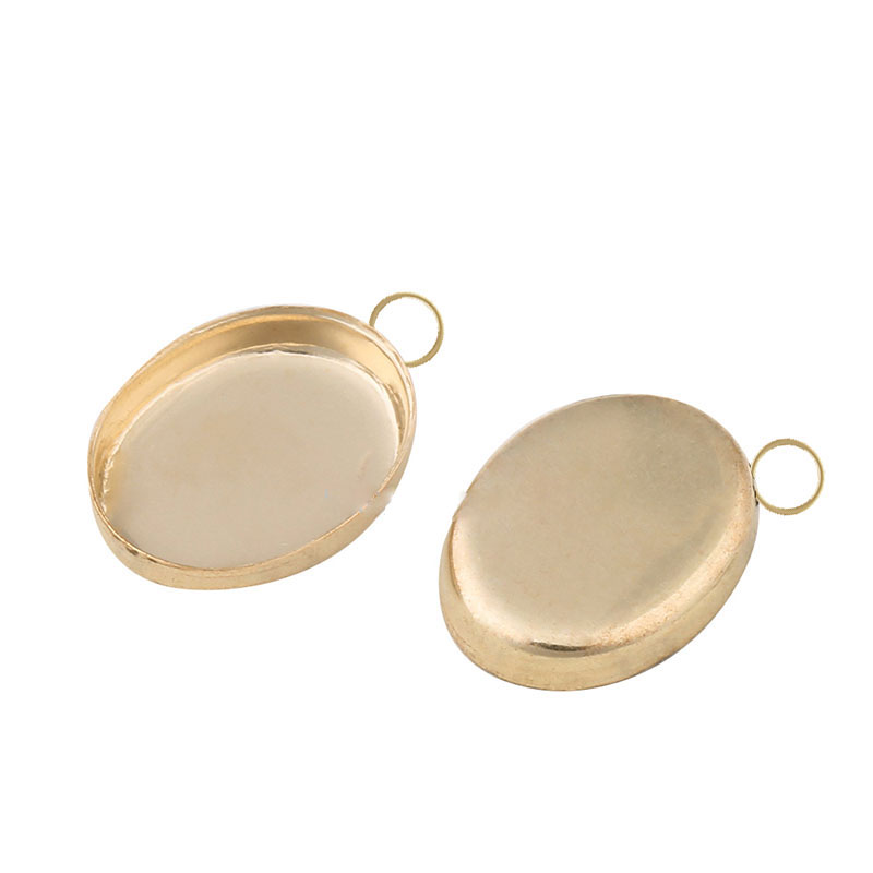 Gold filled Pendant tray with loop