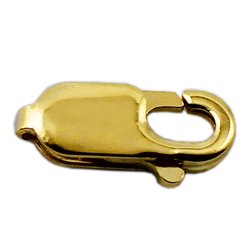 Lightweight Lobster Claw Clasp 14k gold durable stamped lobster clasp