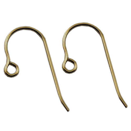 14k golde french ear wire earring hook wire