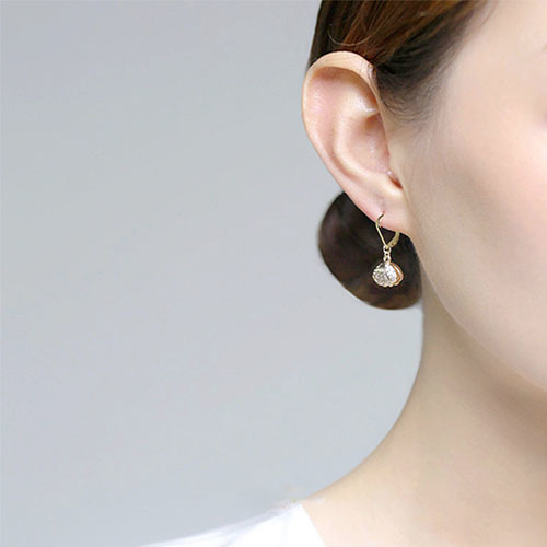 Plain leverback earring 14k gold findings Jewelry making accessory