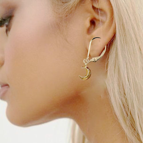 Interchangeable plain leverback 14k gold earring findings Jewelry making kit