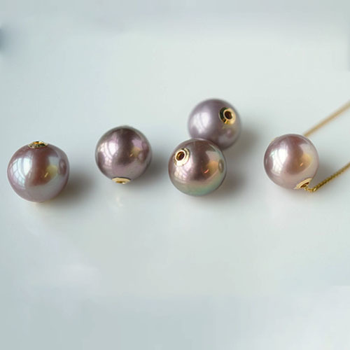 14K gold Bead grommets pearl or beads jewelry making component