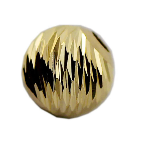 Multi-cut bead 14k gold jewelry making beads