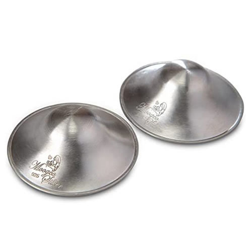 The Original Silver Nursing Cups ,Sterling Silver Nipple Shields for Nursing Newborn