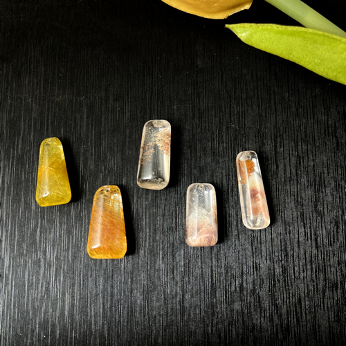 Natural crystal pendants