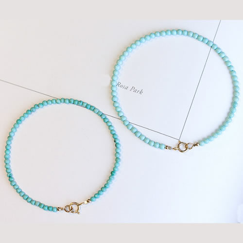 14K Gold Filled Gemstone Beads Bracelet