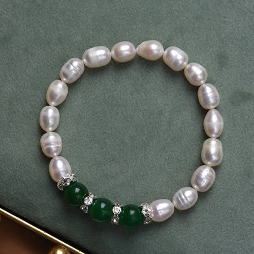 Pearls Gemstone Beads Bracelet