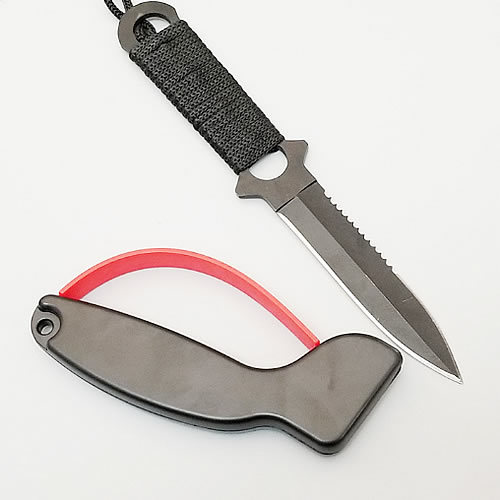 Knife & Tool Camo Sharpener - Diamond-Honed Tungsten Carbide Rust-Free Blade Quickly Sharpens, Restores, Repairs & Hon