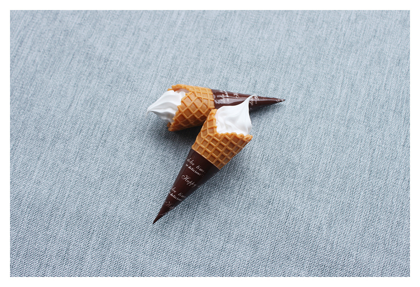 ice cream brooch
