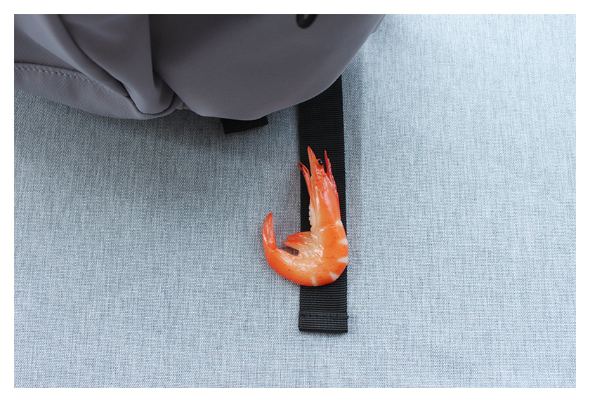 Shrimp brooch