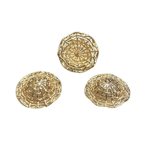 14K Gold Brass Jewelry Pendants