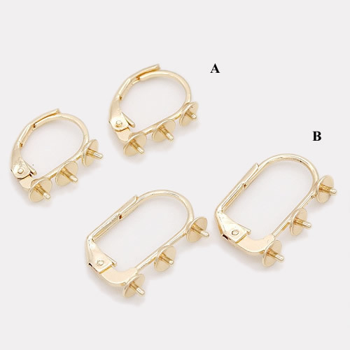 Brass Earstud Components