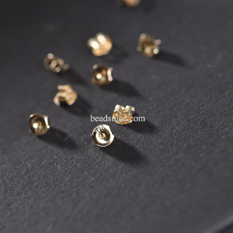9K Gold  Ear Nut Component