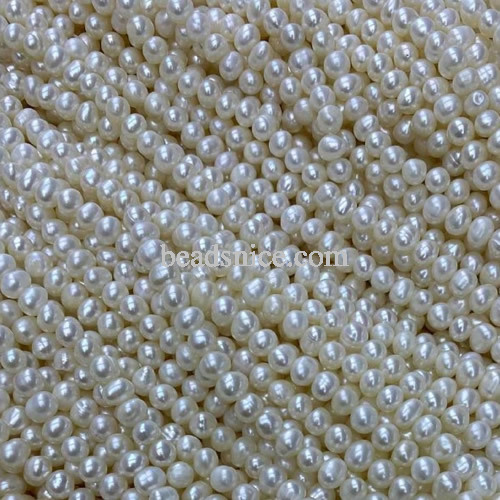 Natural pearl Bead Jewelry 4-5mm