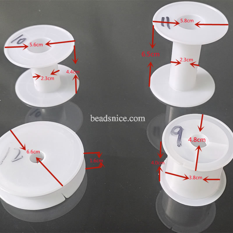 Jewelry thread, elastic wire, plastic bobbin, buckle wire box, transparent wire reel