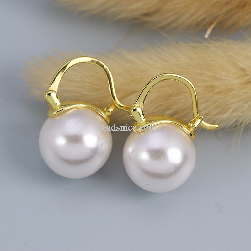 925 Silver Pearl  Earring