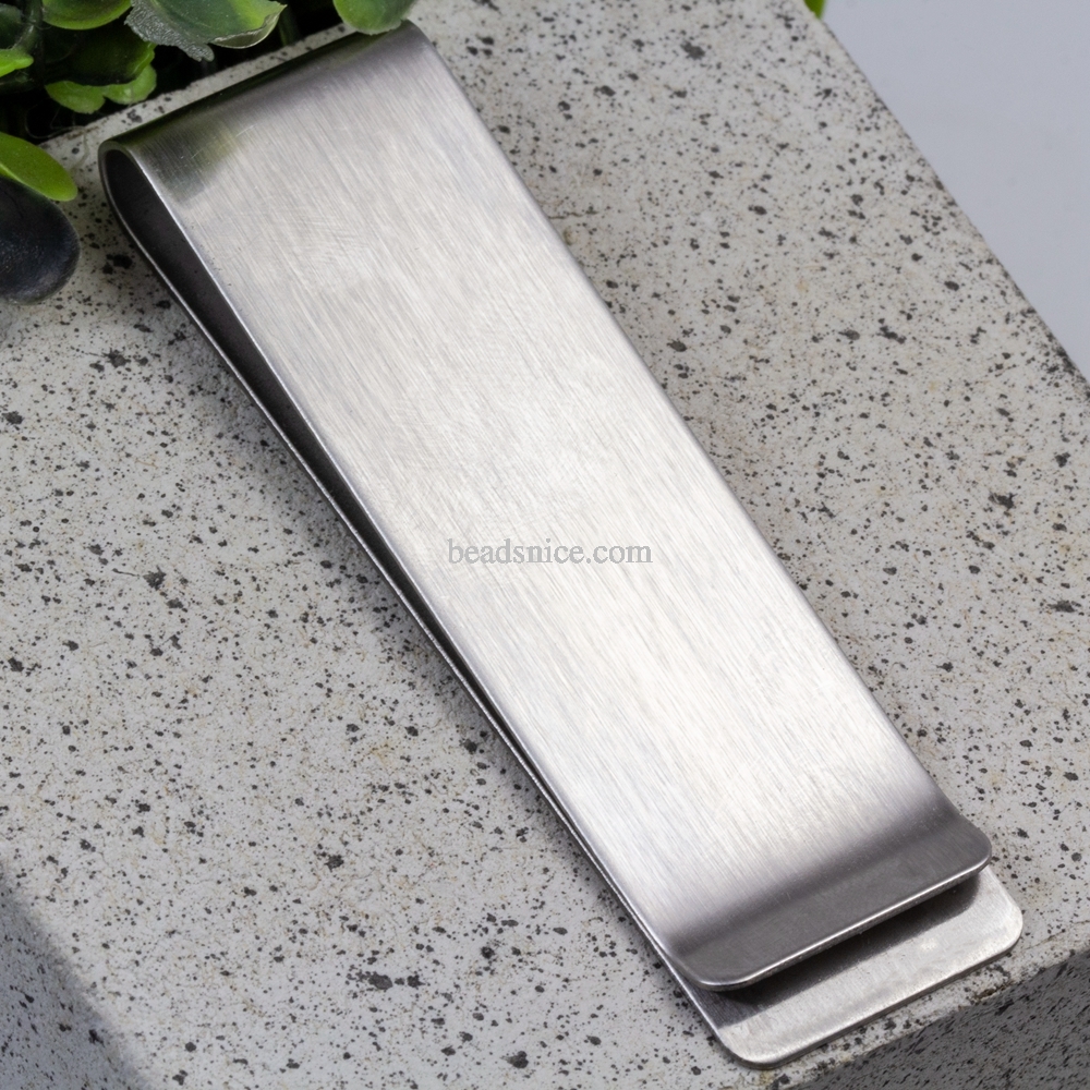 Stainless Steel Money Clip Jewelry Findings Fashion Design Clip Perfect for White Valentine's Day Gift