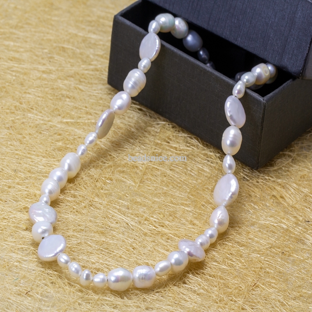 Natural Freshwater Pearl Necklace Gold Filled Clasp