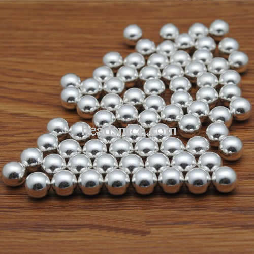 Sterling Silver Smooth Beads