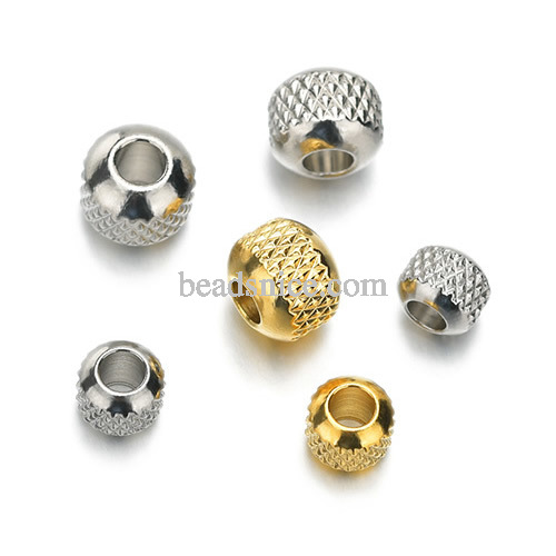 Stainless Steel Corrugated Beads