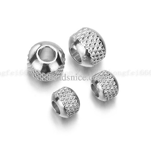 Stainless Steel Corrugated Beads