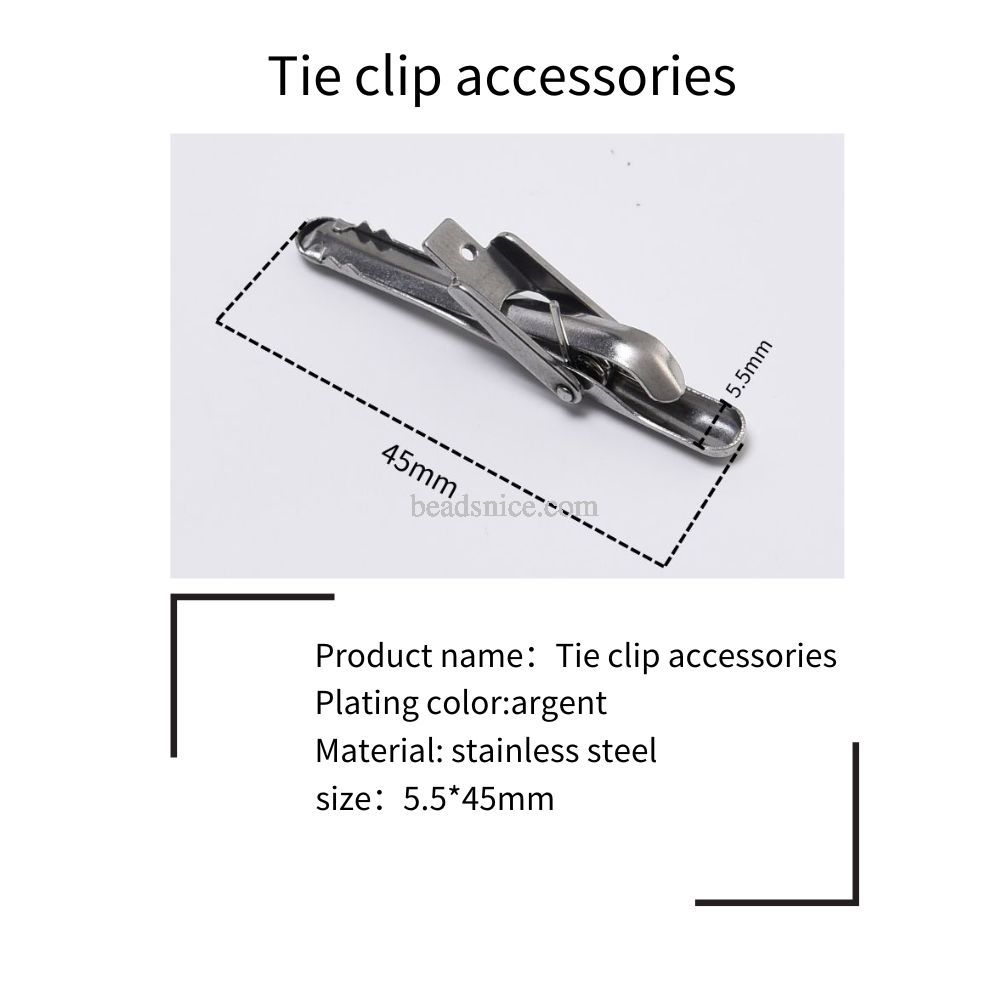 Stainless steel tie clip fittings