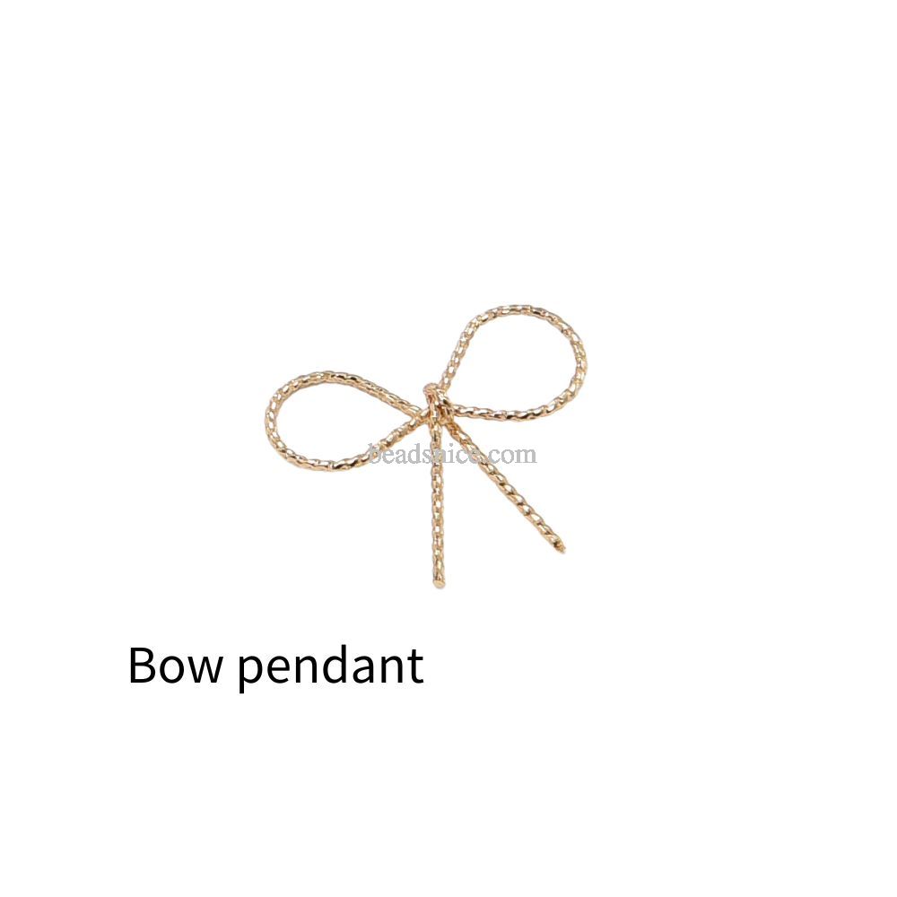 Gold-Filled Bow pendant