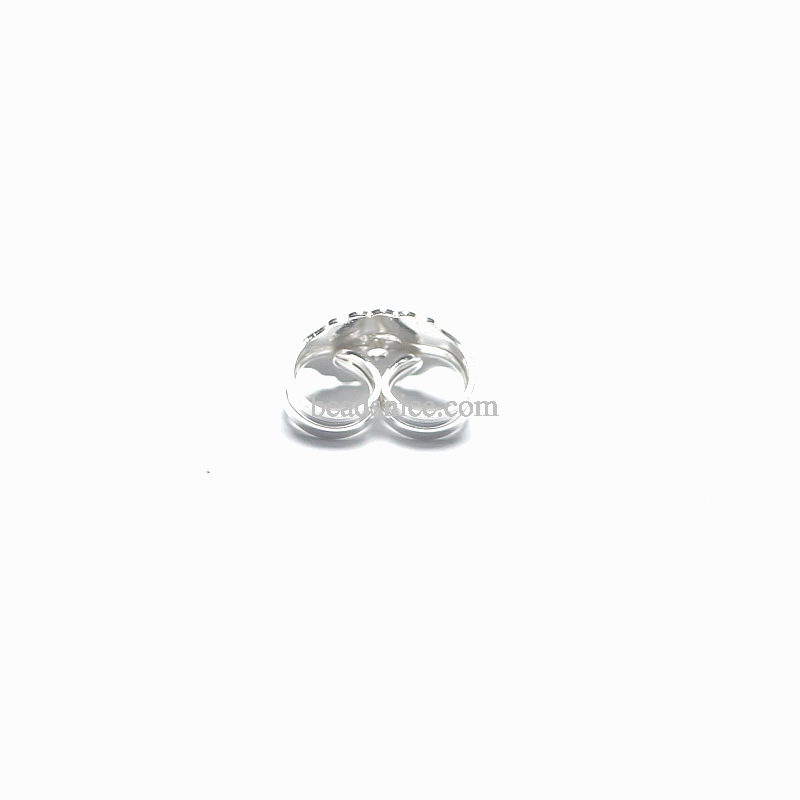 925 sterling silver earring nut