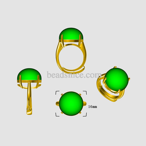 Brass Ring Mountings，Sure-Set