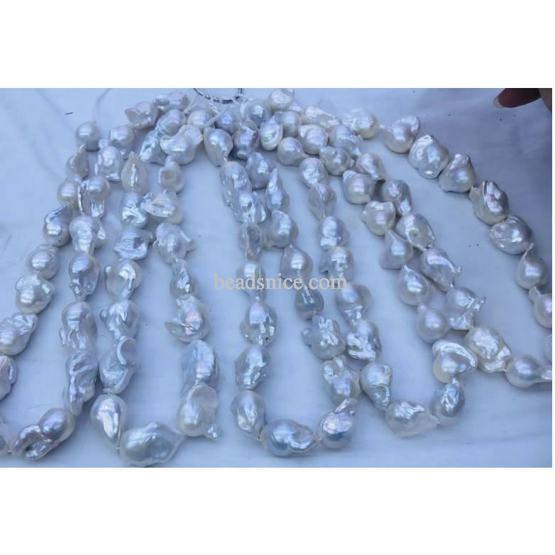 15 x 25mm baroque pearls