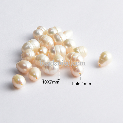 Freshwater Pearl Beads Natural Genuine Freshwater Cultured Pearl Irregular Pearl Beads Freshwater Pearl Beads for Jewelry Making