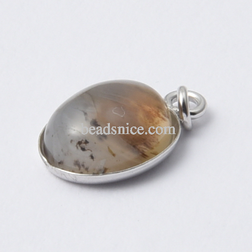 Sterling Silver Gemstone Pendant