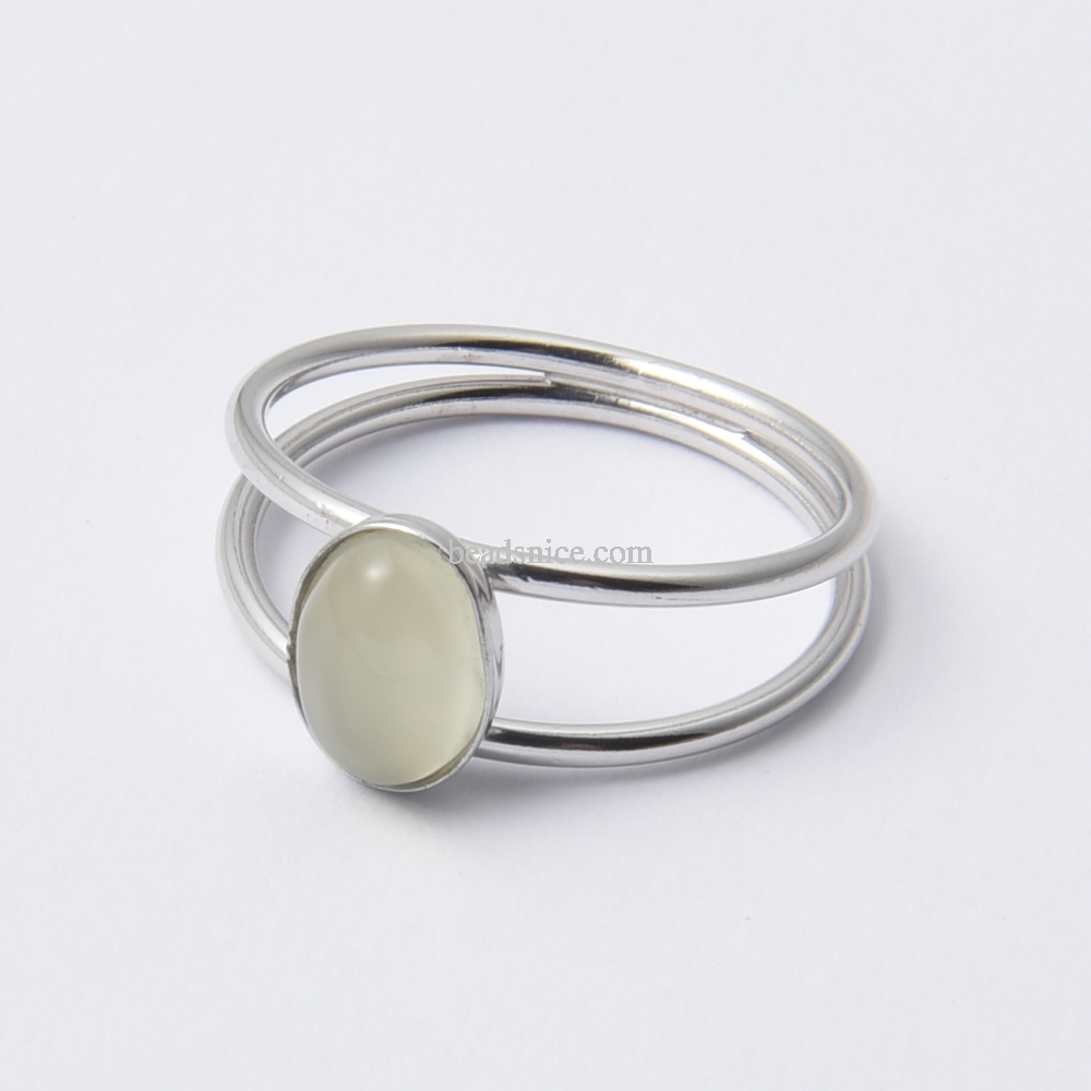 Sterling Silver Gemstone Ring