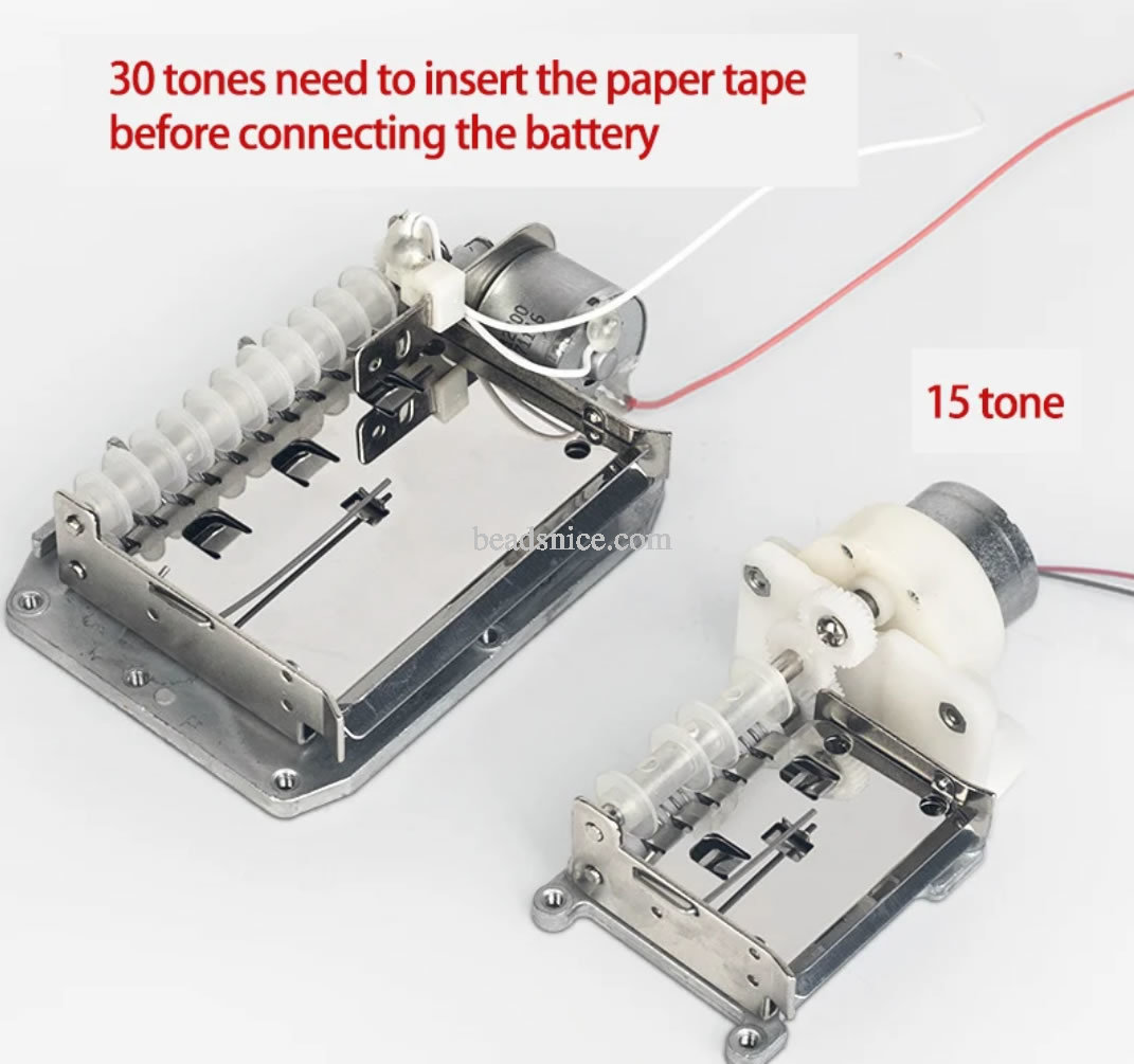 Diy Music 15 Tone 30 Tone Electric Motor Paper Tape Core Octave Box Accessories Music Box Send Punch