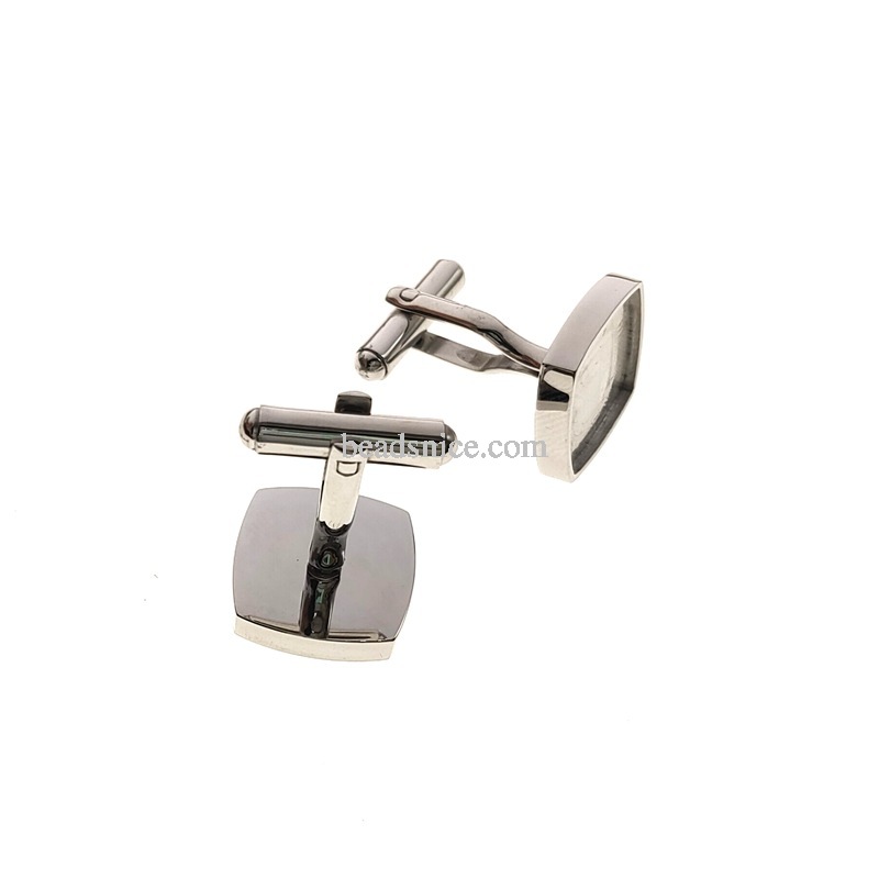 Stainless Steel Cufflink Base