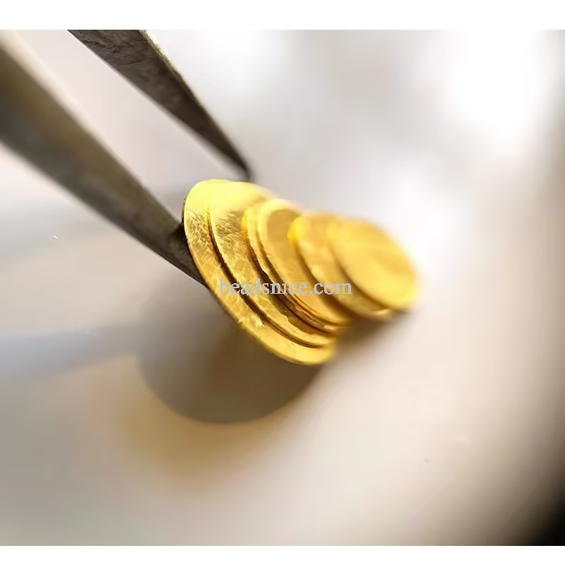 999 solid gold 24k gold tag handmade