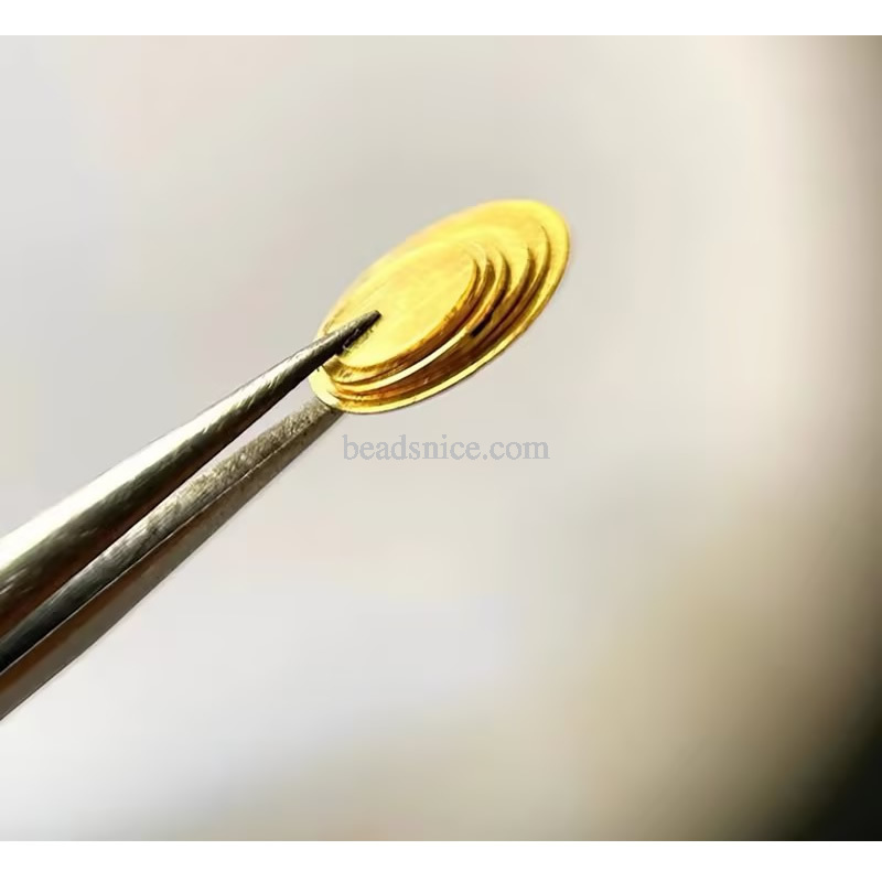 999 solid gold 24k gold tag handmade