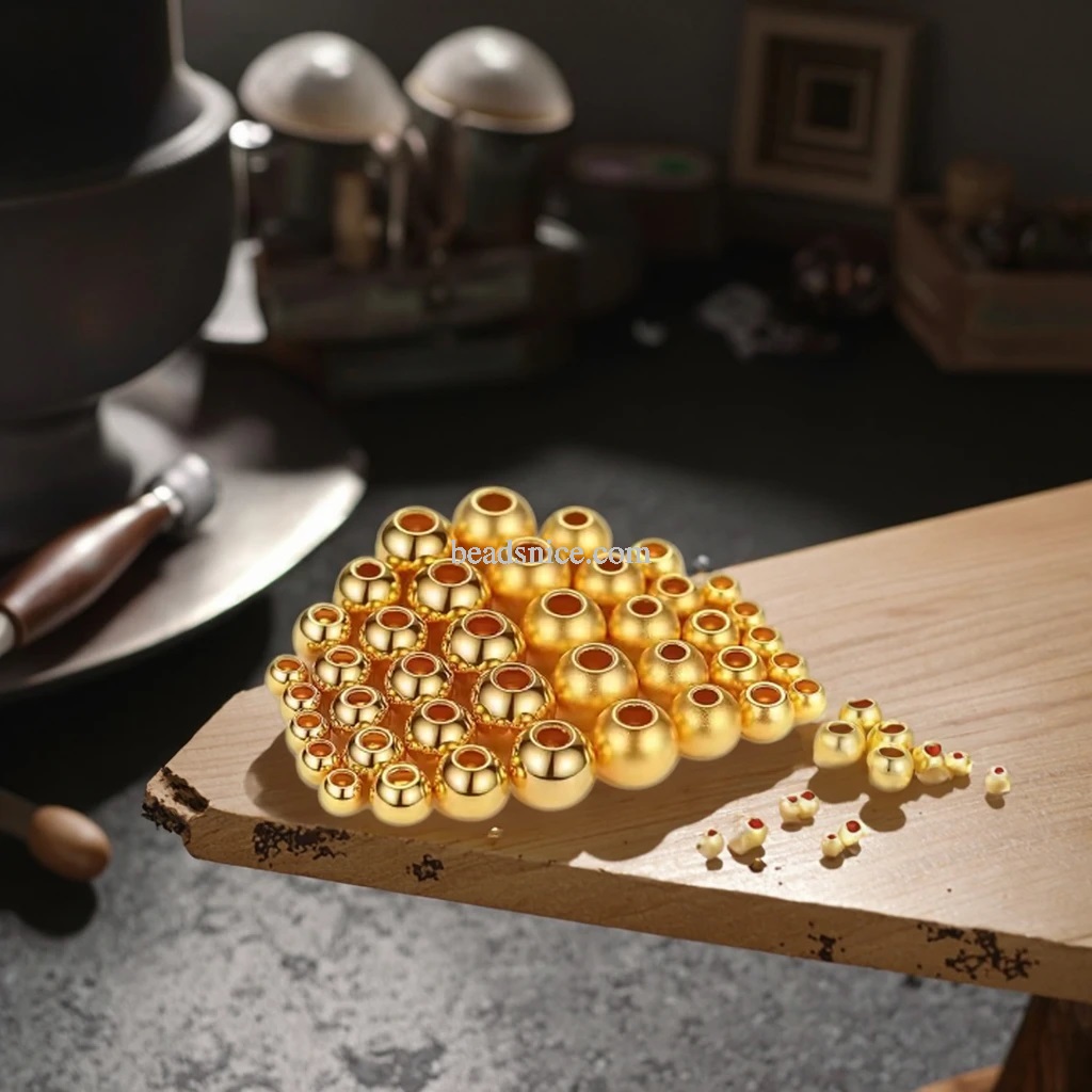 24K Gold Bead