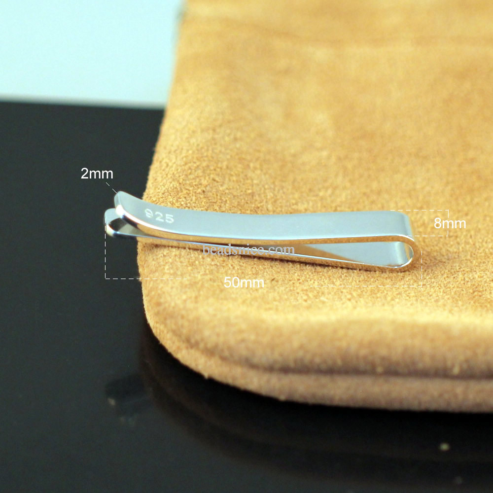 925 Sterling Silver Tie Clip