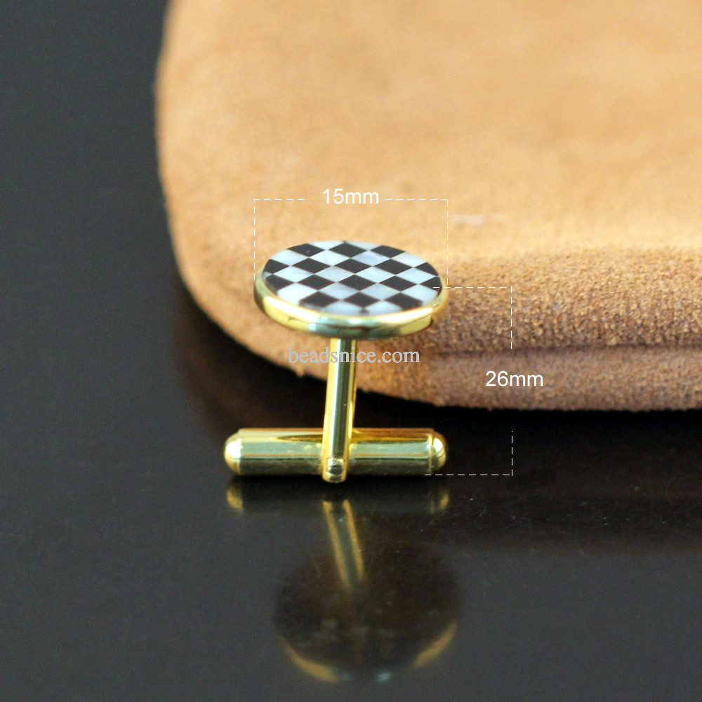 brass cufflink
